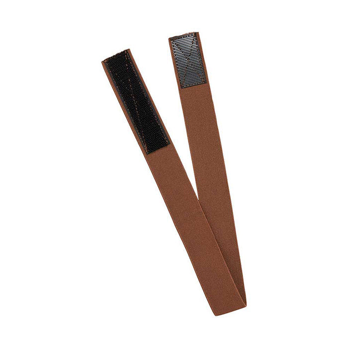 RED BEAUTY by KISS premium elastic wig band in brown with Velcro ends for secure fit