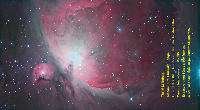 IDAS GNB Galaxy & Nebula Booster Narrowband Imaging Filter 2" Mounted (M48)