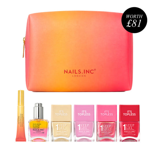 If You Like Piña Coladas 7-Piece Mani Set - 1-Step Gel It's Topless Nail Polish