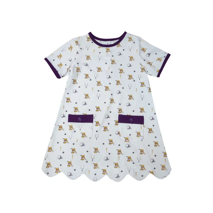 Ishtex Yellow Tiger Dress