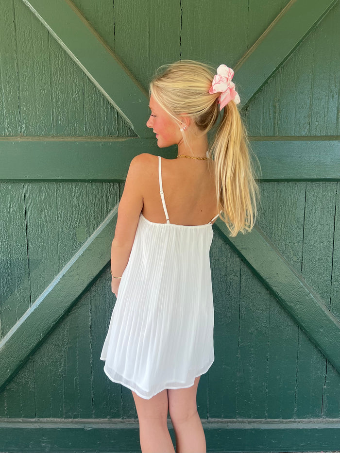 Ivory Lace Dream Mini Dress