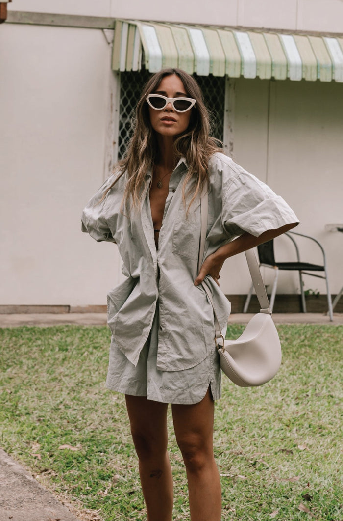 Organic Cotton Plant Dyed Matching Shirt and Short Set