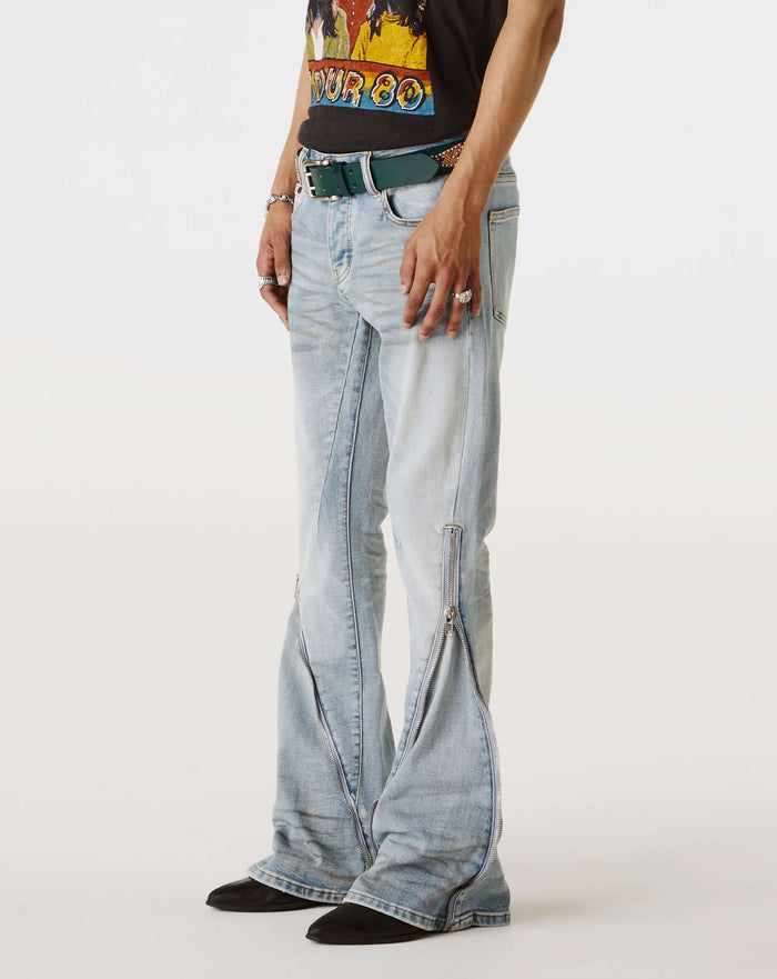 PRVT LBL Jean with Zip Front. Underground Apparel. Rule of Next Streetwear.