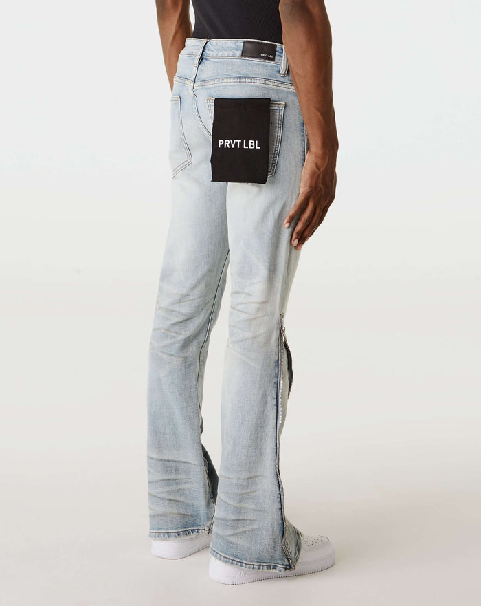 PRVT LBL Jean with Zip Front. Underground Apparel. Rule of Next Streetwear.