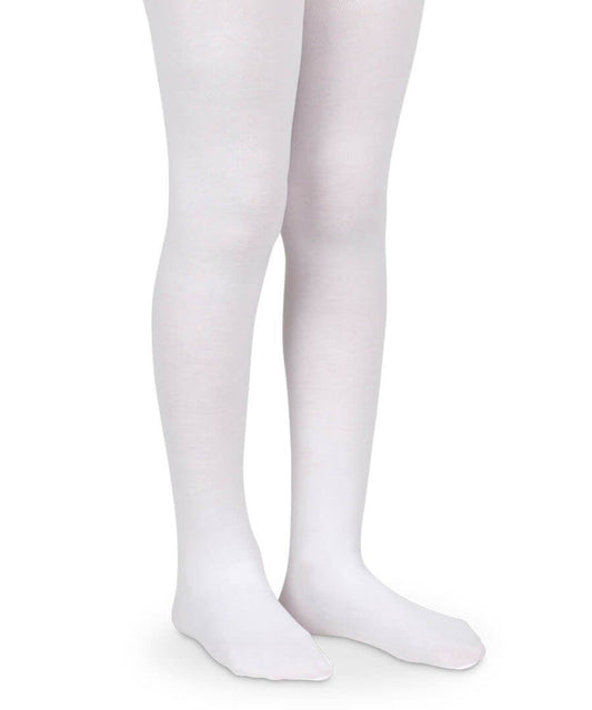 Jefferies Pima Cotton Tights-White