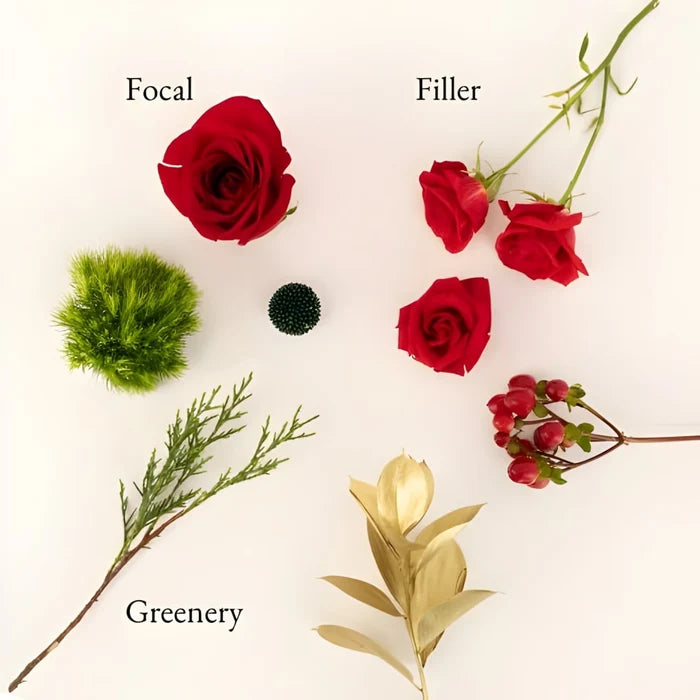 Jingle Bells Bouquet Bar Flower Kit Stem - Image