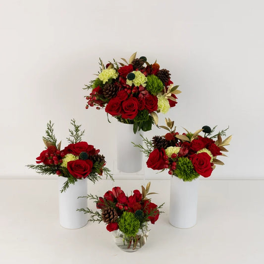 Jingle Bells Flower Centerpieces Apron - Image