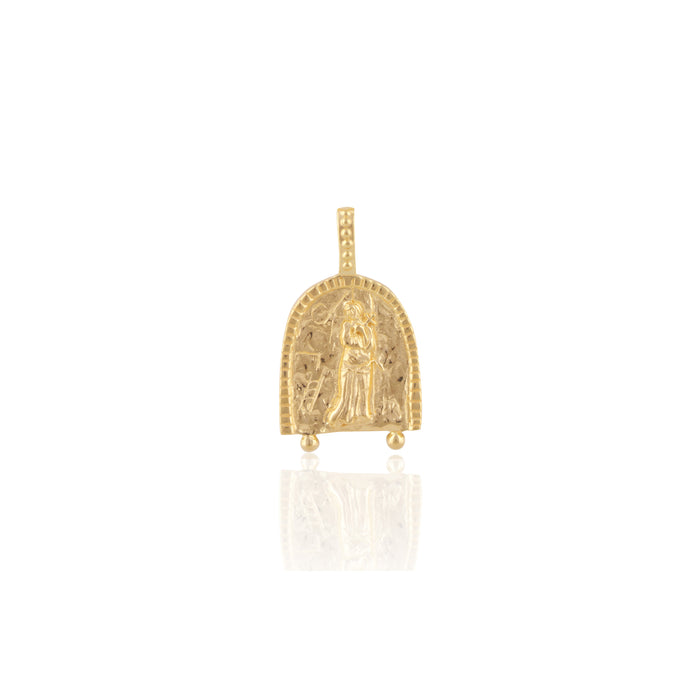 Joan of Arc - Icon of Freedom, Determination & Independence CHARM ONLY - Gold