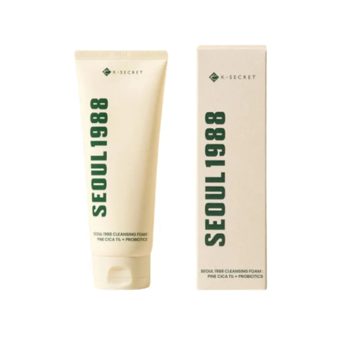 K SECRET SEOUL 1988 cleansing foam pine cica 1% probiotics غسول البشرة الرغوي من كي سيكرت