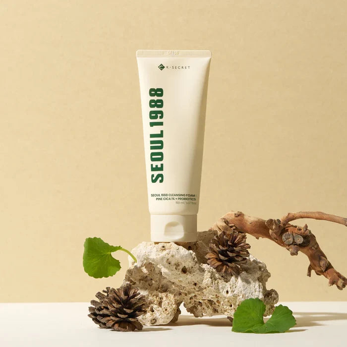 K SECRET SEOUL 1988 cleansing foam pine cica 1% probiotics غسول البشرة الرغوي من كي سيكرت