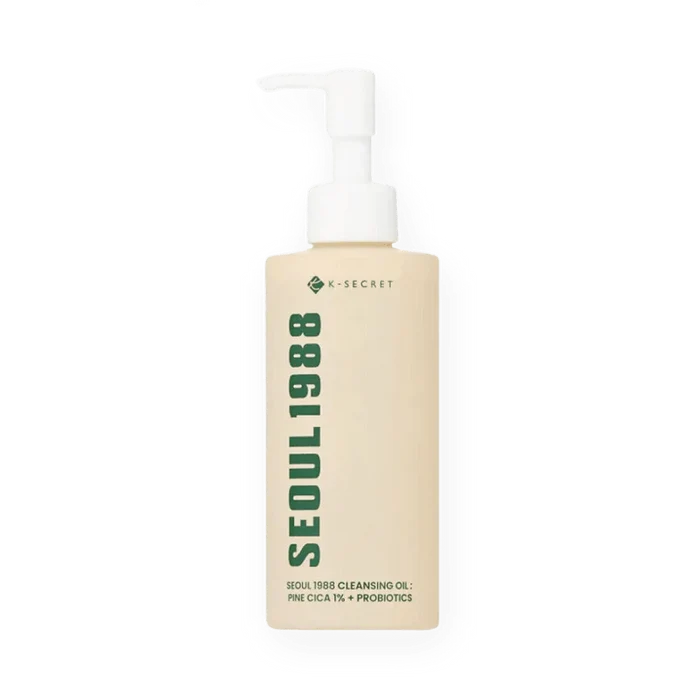 K SECRET SEOUL 1988 Cleansing Oil Pine Cica 1% + Probiotics الغسول الزيتي بالبروبايوتكس والسيكا من كي سيكرت