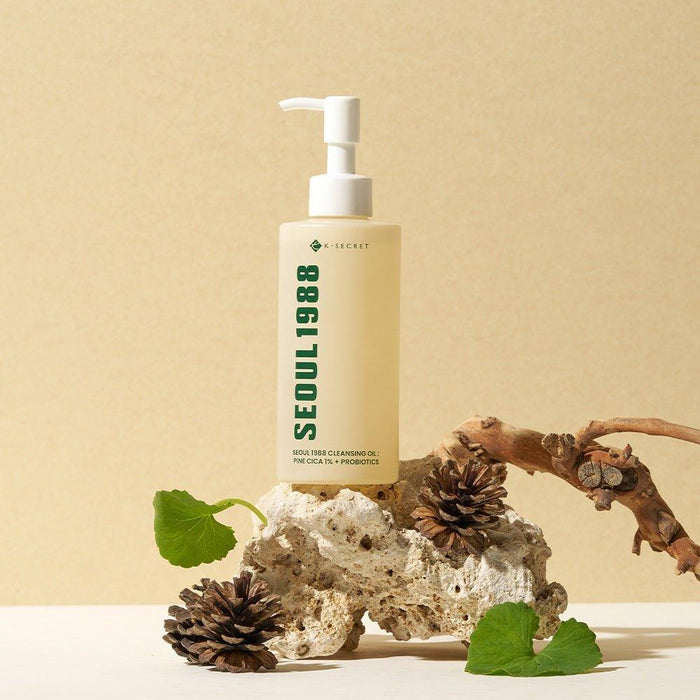 K SECRET SEOUL 1988 Cleansing Oil Pine Cica 1% + Probiotics الغسول الزيتي بالبروبايوتكس والسيكا من كي سيكرت