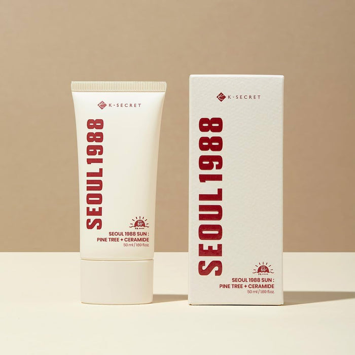 K SECRET SEOUL 1988 Sun Pine Tree + Ceramide واقي الشمس بالسيراميد من كي سيكرت