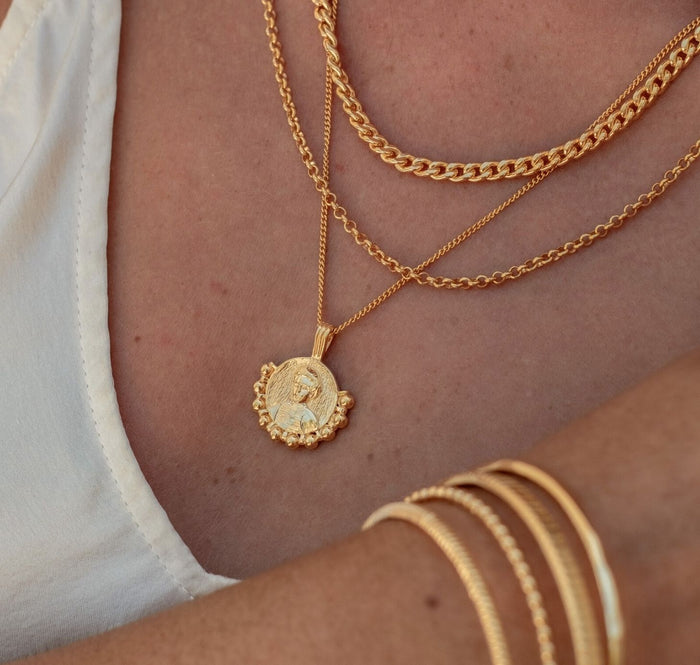 Kate Sheppard Pendant for Independence - CHARM ONLY - Gold