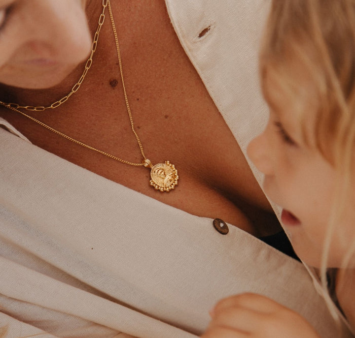 Kate Sheppard Pendant for Independence Necklace - Gold