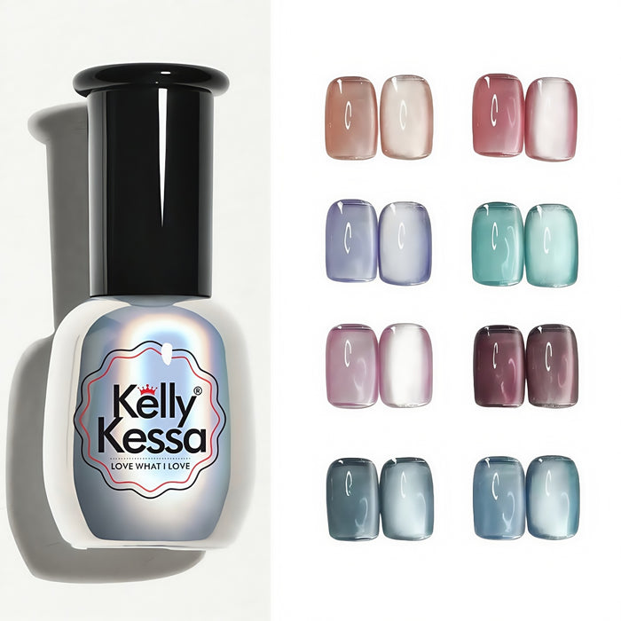 KellyKessa 15ml Samoli Ice Crystal Cat Eye Gel Polish T4508