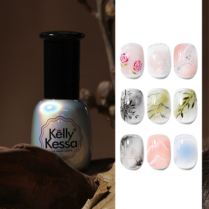 KellyKessa 15ml Water Dyed Marble Quick Blooming Gel T4077
