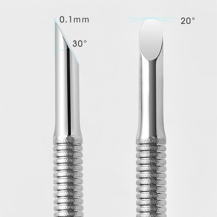KellyKessa Professional Special Steel Steel Cuticle Pusher Dead Skin Remover T3513