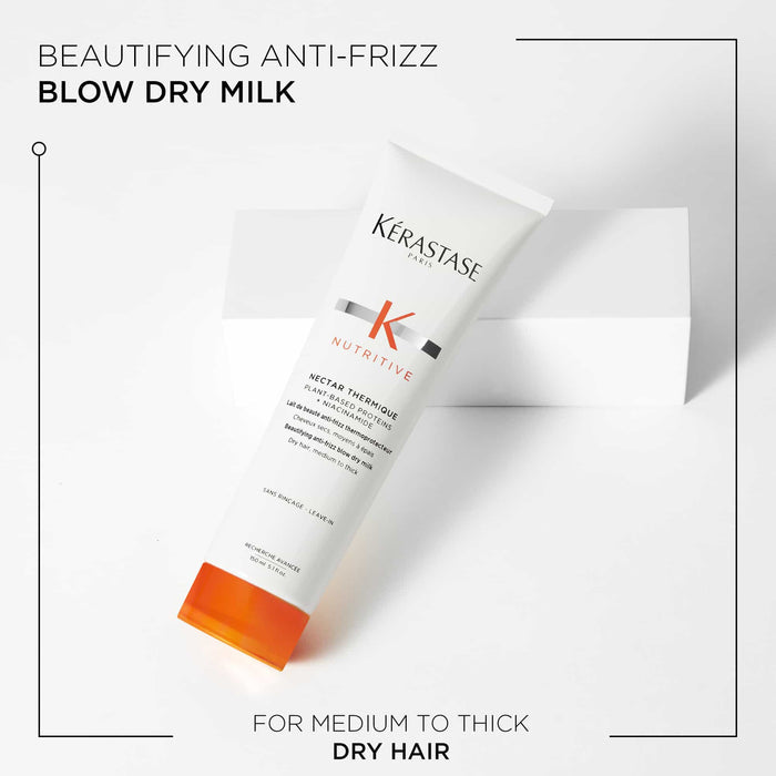 Kérastase Nutritive Nectar Thermique Heat Protecting Blow-Dry Milk for Medium to Thick Dry Hair 150ml