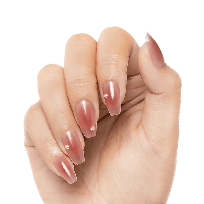 KISS Bare But Better 30 Nails Glue Included BNP01 (Shine)