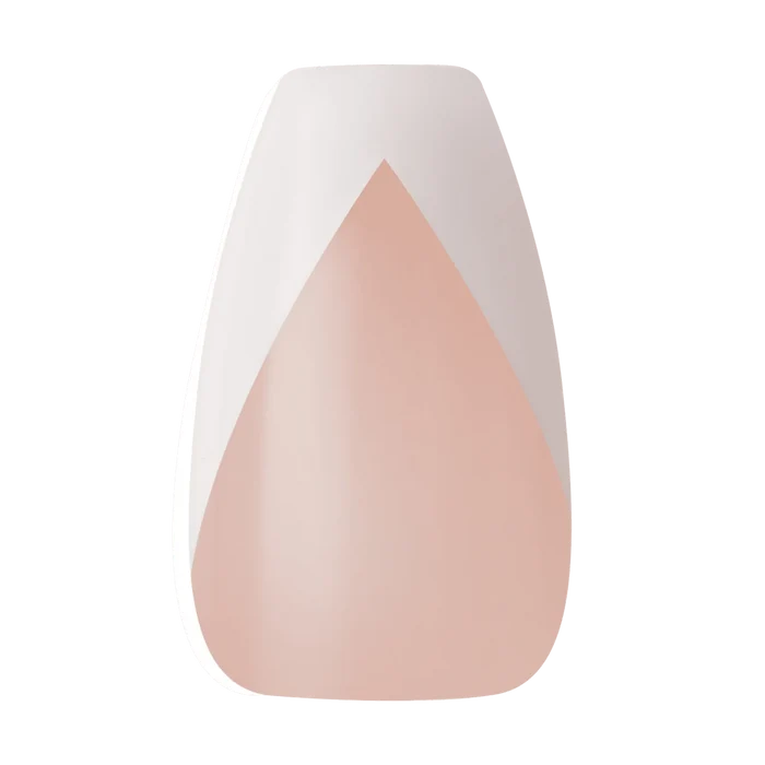 KISS Classy Nails 28 Nails Glue Included KCS04(Silk Dress)