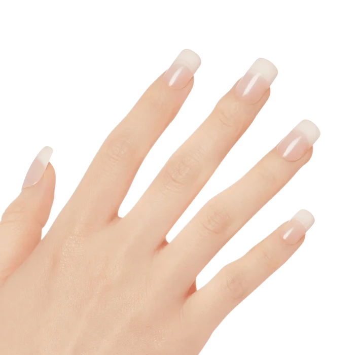 KISS Nude Revolutioary Natural Nails 28 Nails Glue Included KAN03 (French Nude
Cashmere)