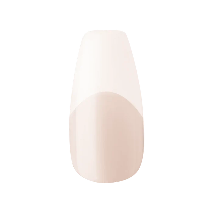 KISS Nude Revolutioary Natural Nails 28 Nails Glue Included KAN07 (Leilani)