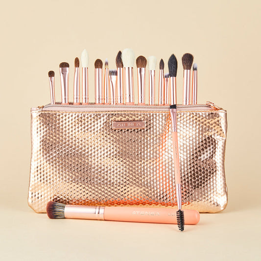 KIT DE BROCHAS DE MAQUILLAJE CORAL LIFE