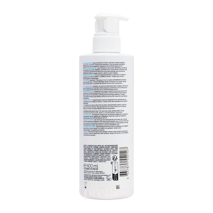 La Roche Posay Lipikar Lait Moisturizing Cream 400ml