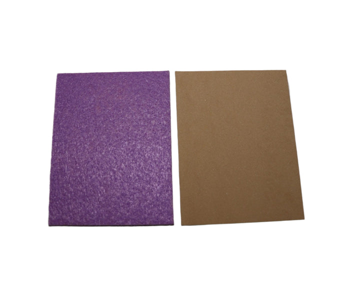 2mm-1/16 / Tan Foam/Lilac felt