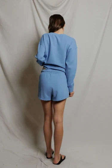 Layla Pacific Blue French Terry Sweat
