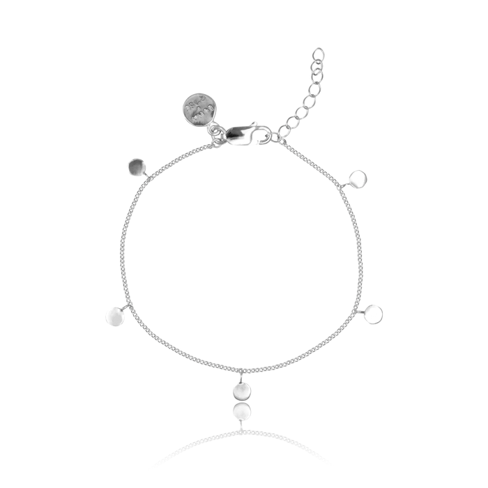 Liberty Droplet Anklet - Silver