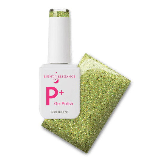 Light Elegance P+ Soak-Off Glitter Gel Polish - Peace and Love