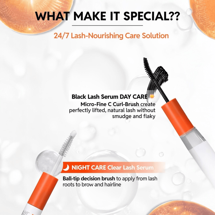 LILYEVE Grow:Turn Exosome Dual Lash Serum 8ml سيروم ليلييف جرو: تيرن إكسوسوم المزدوج للرموش - Princess Cosmetics Qatar