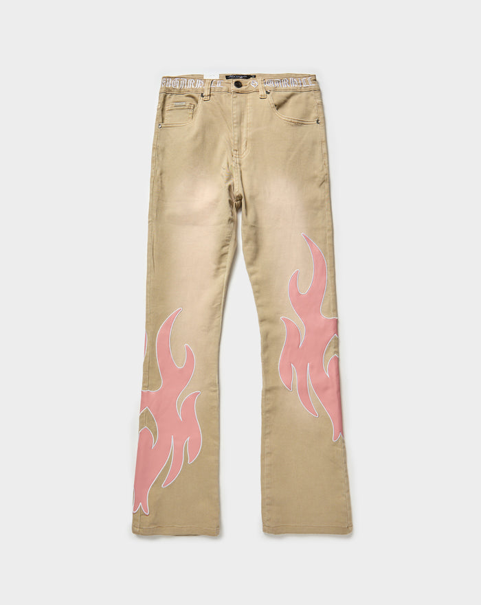 Sugarhill Liver Stacked Jeans. Underground Apparel. Rule of Next Streetwear.