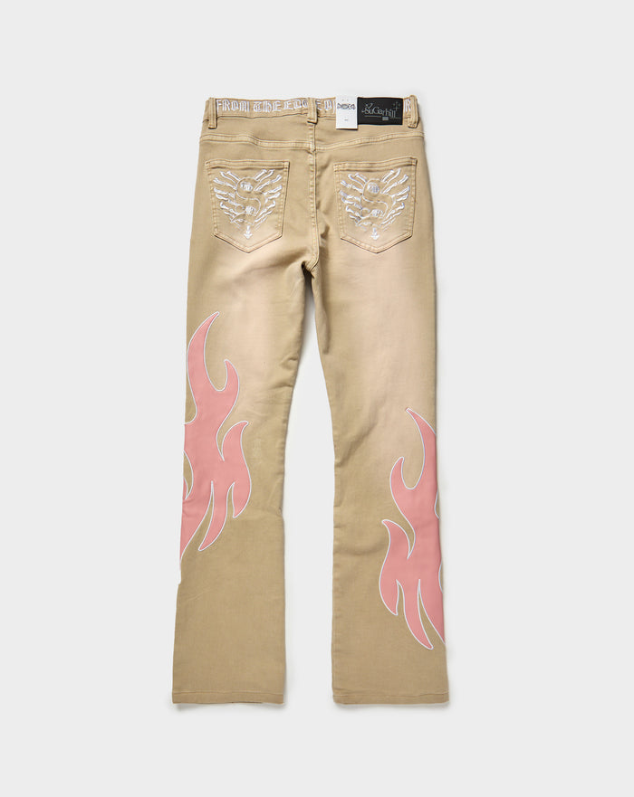 Sugarhill Liver Stacked Jeans. Underground Apparel. Rule of Next Streetwear.