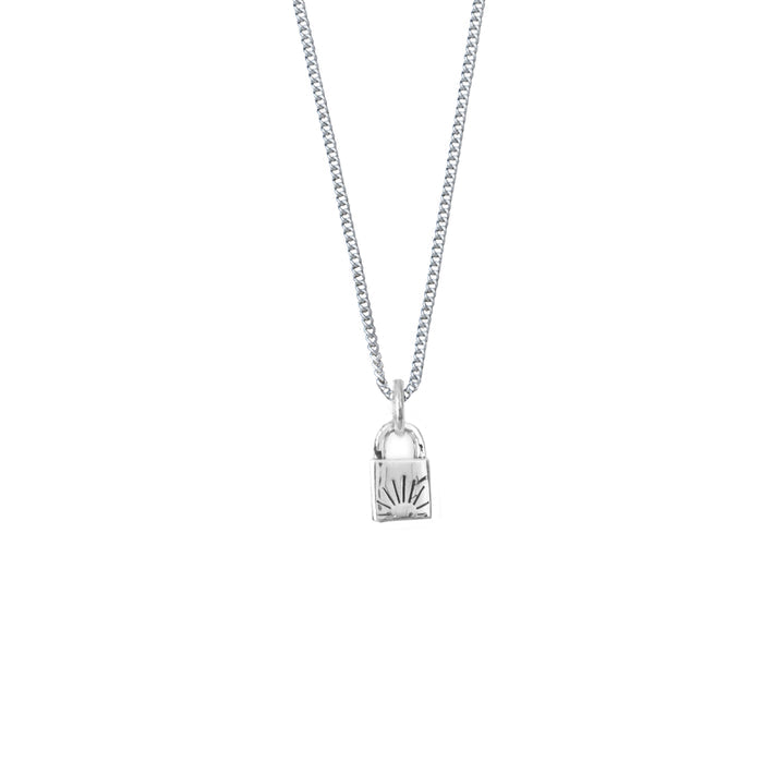 Lock BFF Necklace SINGLE - Silver