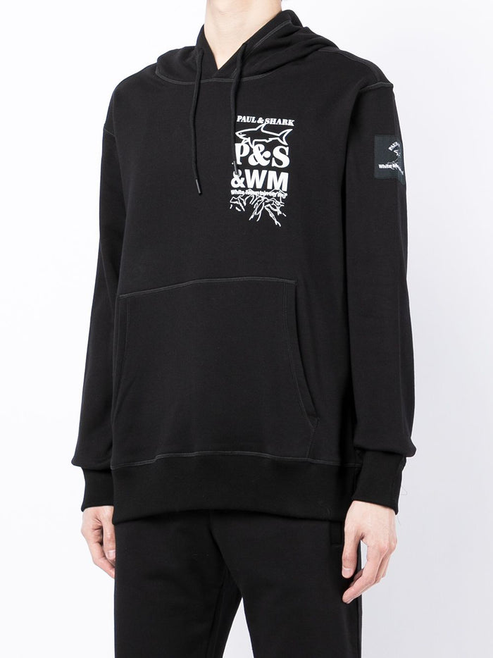 Logo-Print Cotton Hoodie