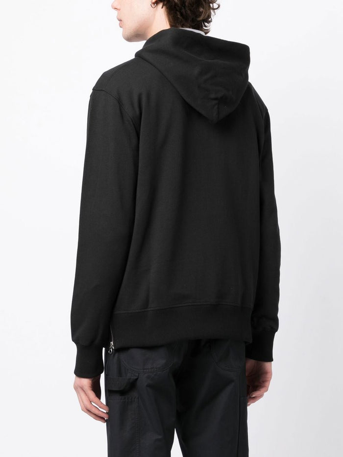 Logo Print Drawstring Hoodie