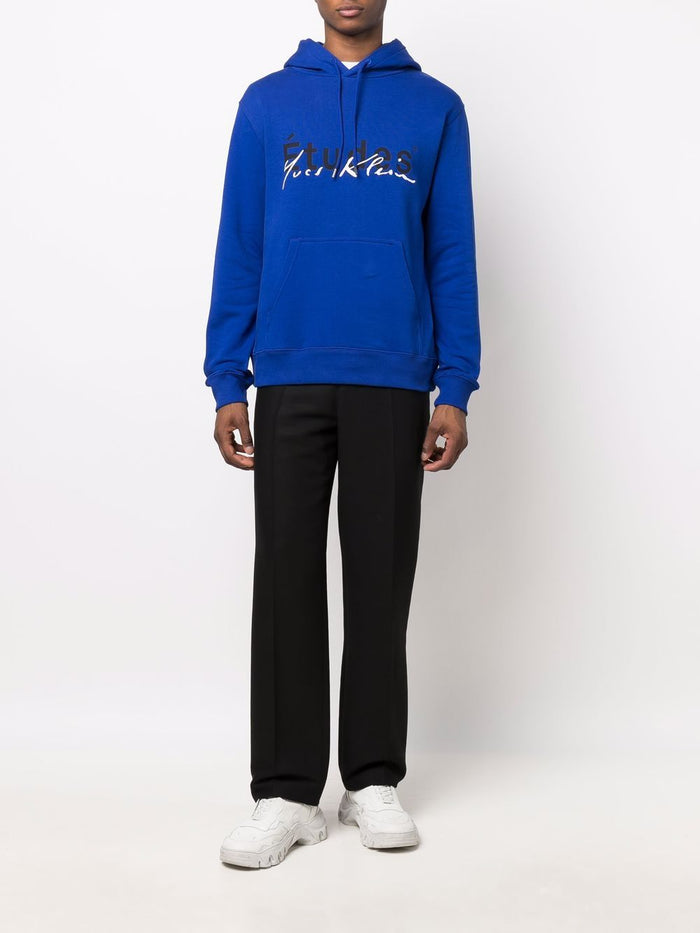Logo-Print Organic-Cotton Hoodie