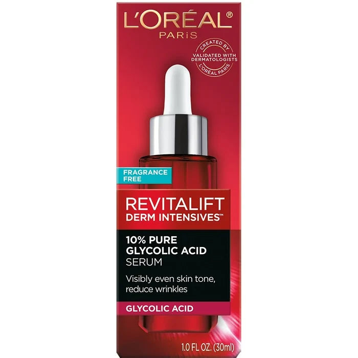 LOREAL PARIS Revitalift Derm Intensives Pure Glycolic Acid Serum سيروم التقشير الليلي المركز من لوريال باريس