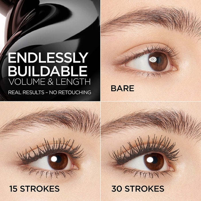 LOREAL PARIS Washable Paradise Big Deal Mascara black brown ماسكاراحجم وكثافة قابلة للبناء بلا حدود لوريال باريس