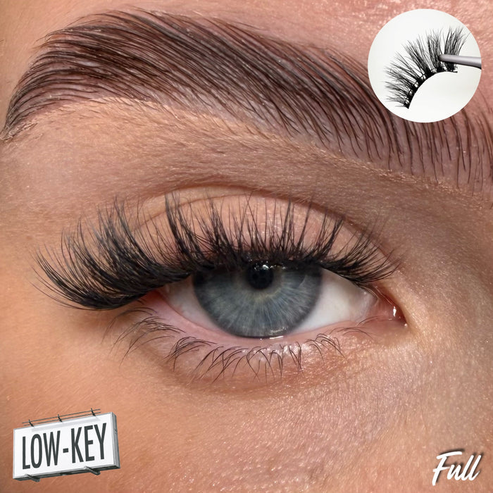 Low-Key Super Pre-Glued Half Strip Lash - Unicorn Cosmetics