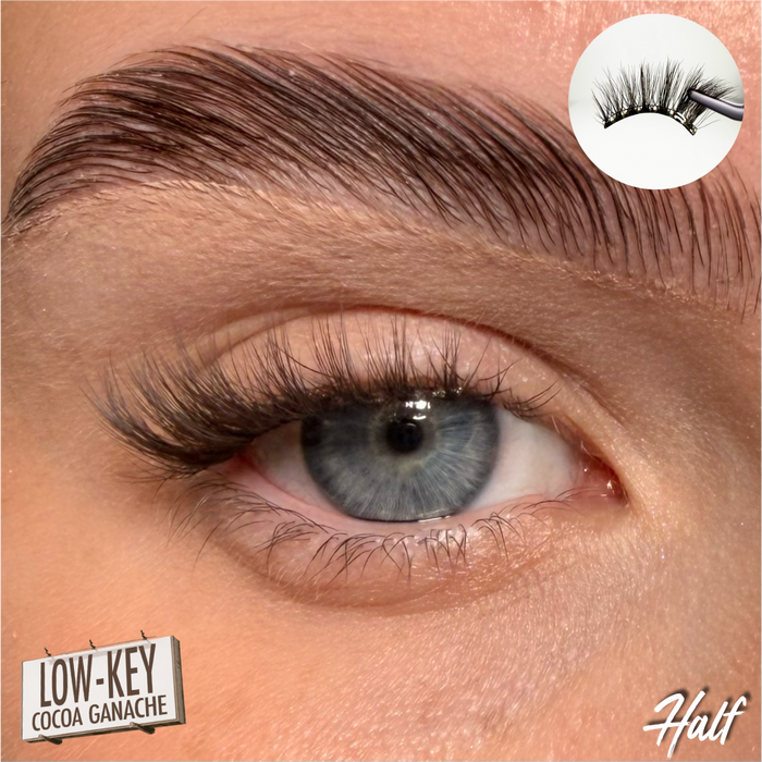 Low-Key Super Pre-Glued Half Strip Lash - Unicorn Cosmetics