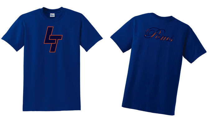 LT Poms Basic LT Tee- Matte or Glitter
