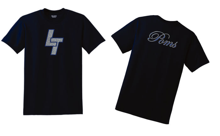 LT Poms Basic LT Tee- Matte or Glitter