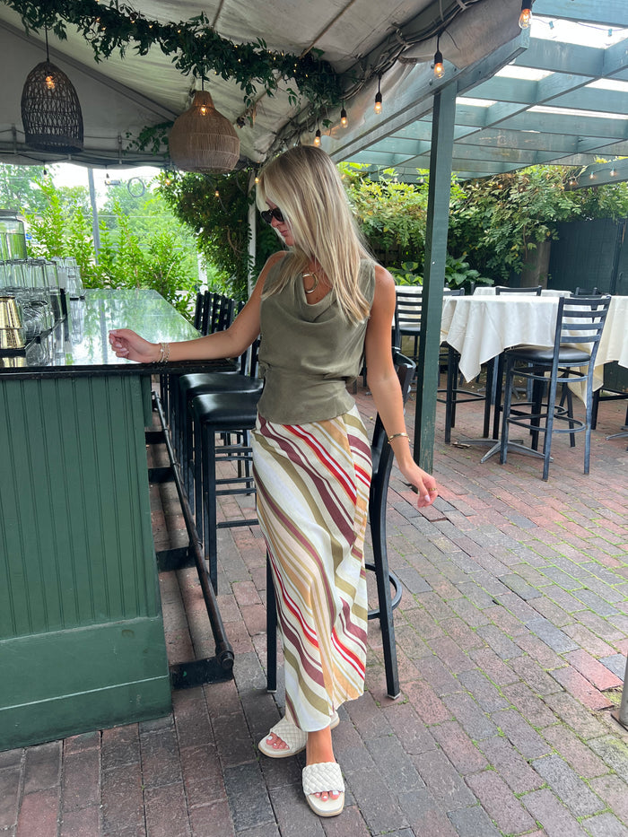 Lucy Paris Lex Halter Wrap Top