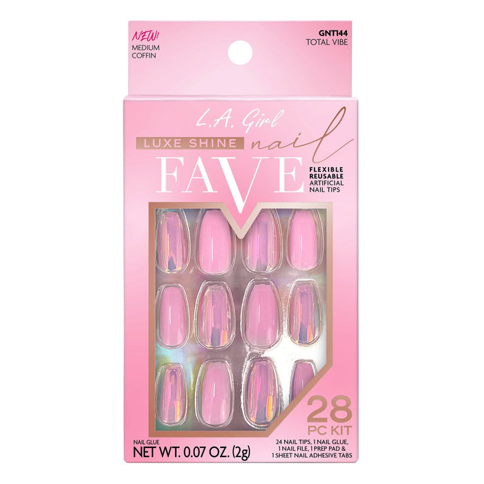 La Girl Cosmetics Nail Tips Product Luxe Shine Fave Nail Tips
