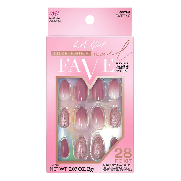 La Girl Cosmetics Nail Tips Product Luxe Shine Fave Nail Tips