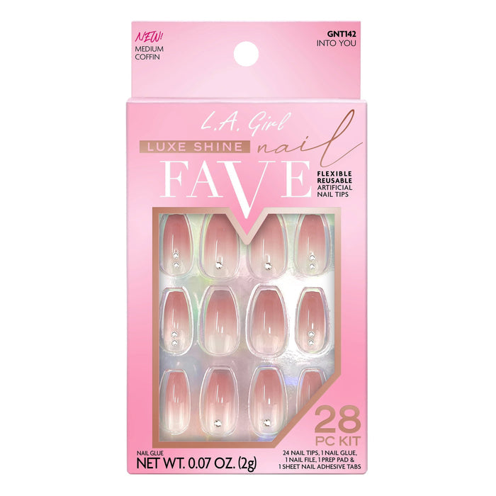 La Girl Cosmetics Nail Tips Product Luxe Shine Fave Nail Tips